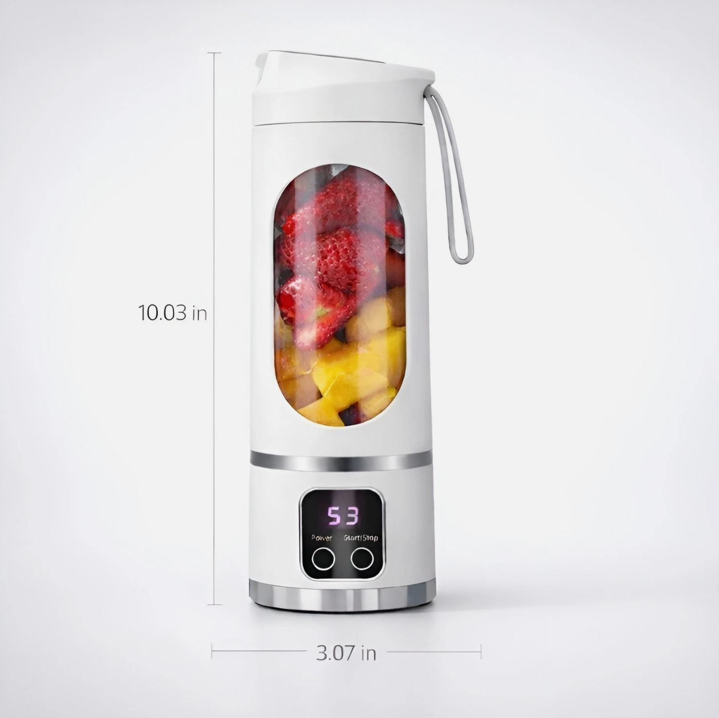 Taşınabilir Meyve Sıkacağı ve Blender - Şarj Edilebilir Smoothie ve Shake Hazırlayıcı Seyahat Bardağı